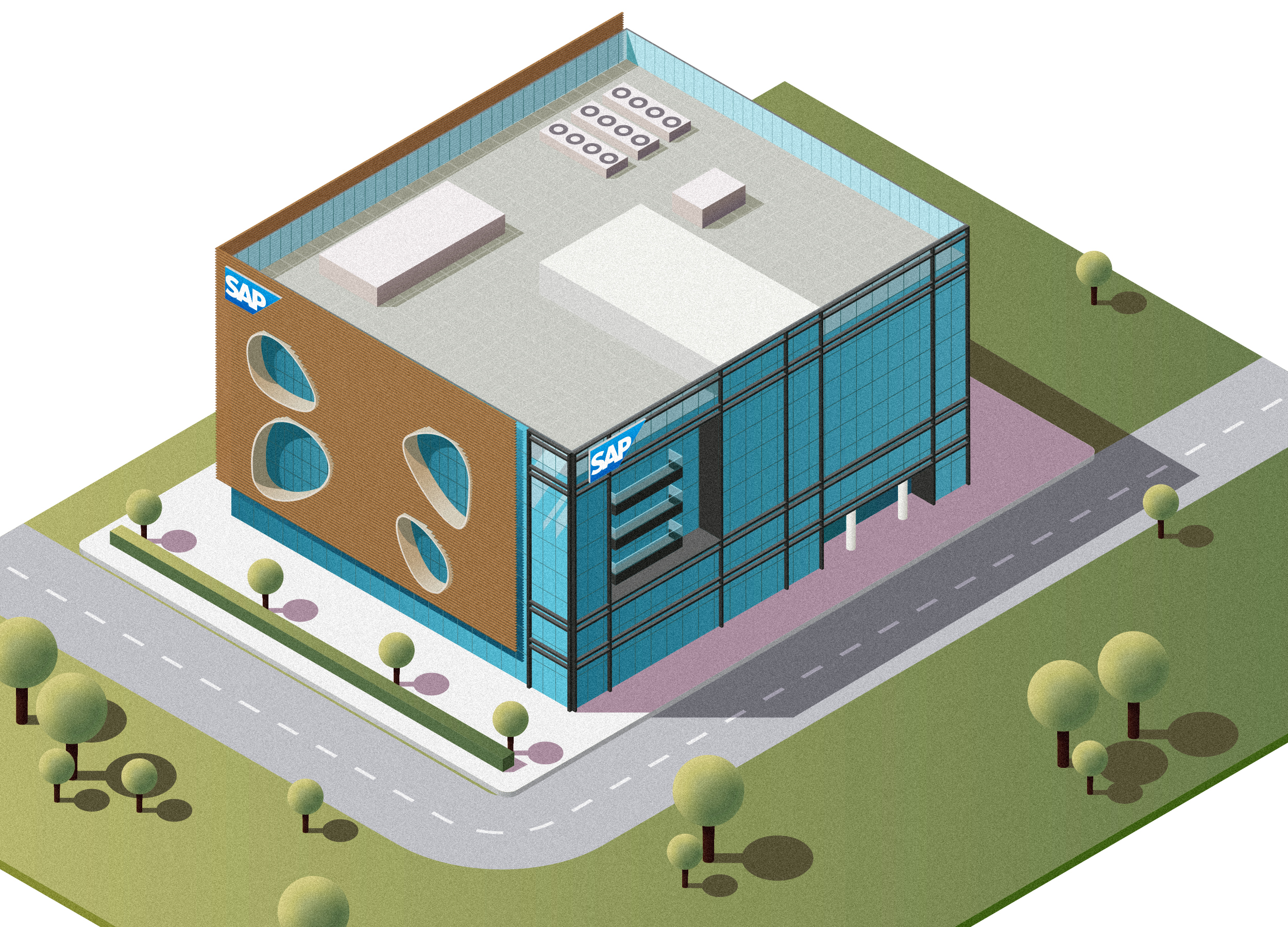 isometric-illustration-SAP_Raanana